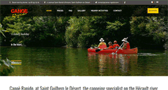 Desktop Screenshot of canoe-rapido.com