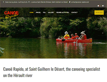 Tablet Screenshot of canoe-rapido.com